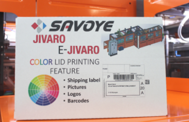SAVOYE : JIVARO PRINT – solution de personnalisation et de réduction de la hauteur des colis