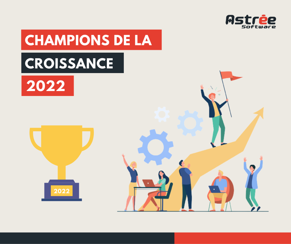 Astrée Software est présente dans le palmarès des « Champions de la Croissance » (Les Echos - Statista) pour la cinquième année consécutive