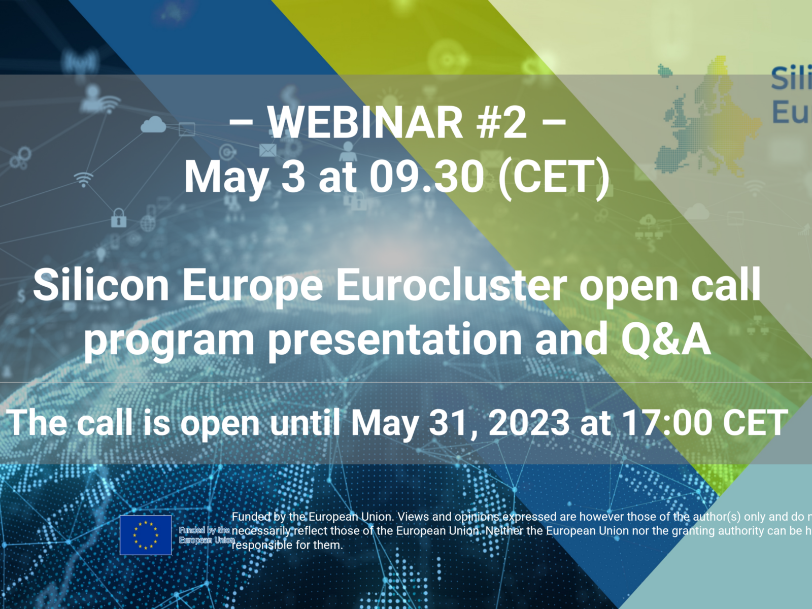 Webinaire de présentation de l'appel à projets Silicon Eurocluster