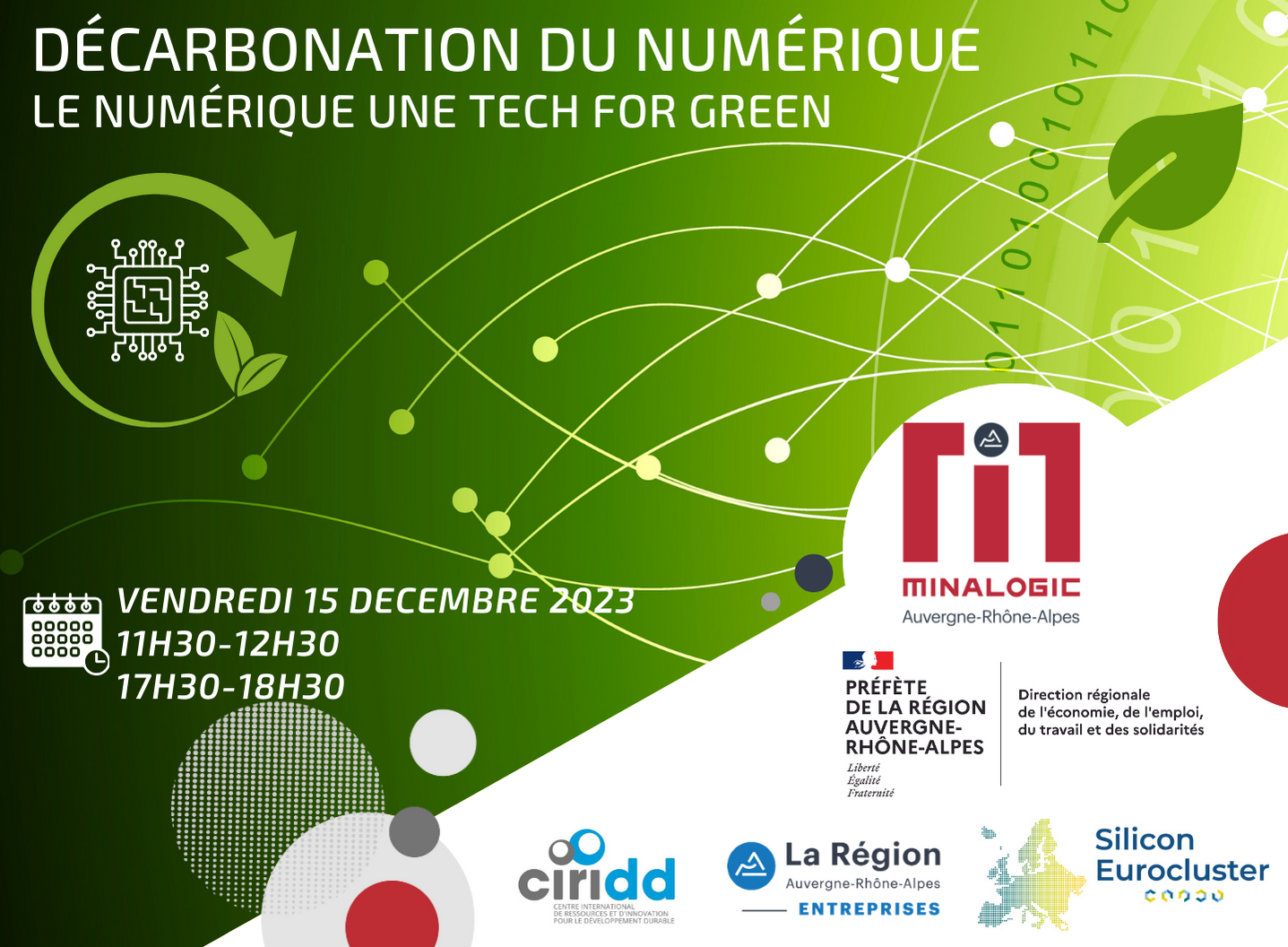 Décarbonation du numérique - Le numérique une Tech for Green