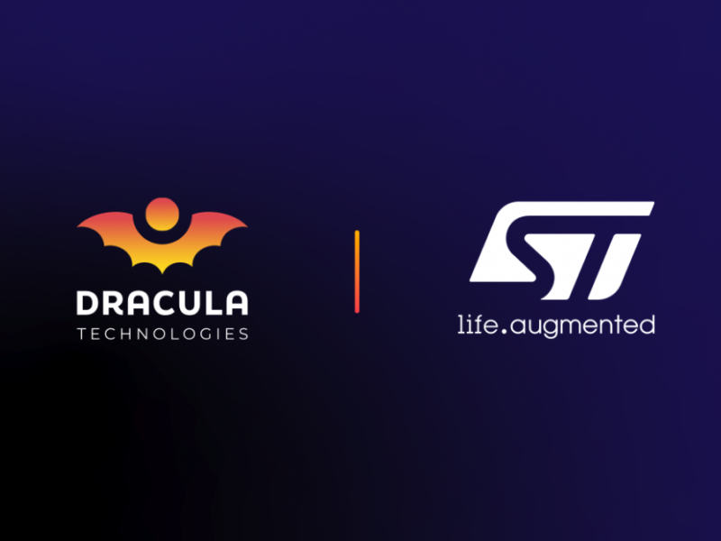 Dracula Technologies Selected by STMicroelectronics for Full Autonomous MCU; Joining ST Partner Program