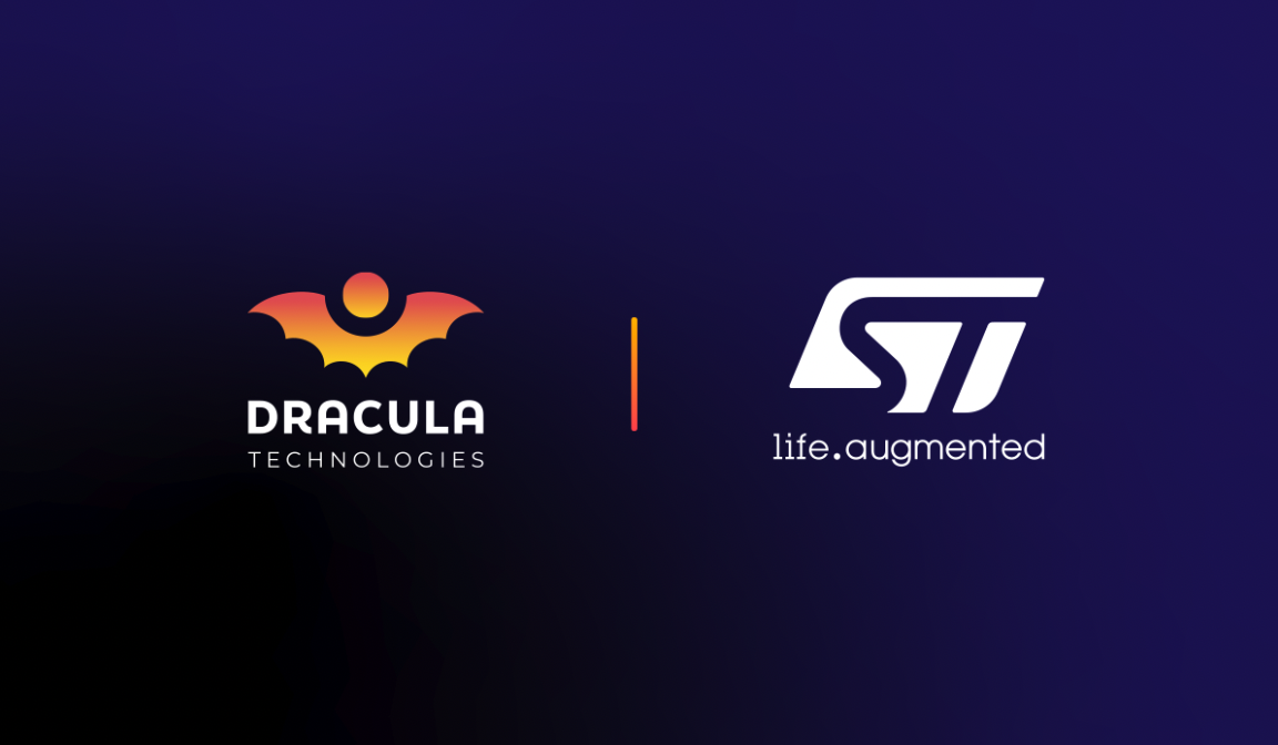 Dracula Technologies Selected by STMicroelectronics for Full Autonomous MCU; Joining ST Partner Program