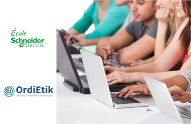 OrdiEtik révolutionne la formation en informatique avec École Schneider Electric !