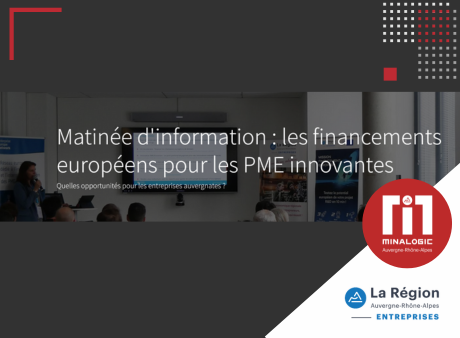 Matinée d'information : les financements européens pour les PME innovantes