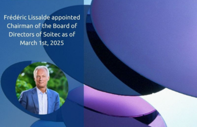 Frédéric Lissalde appointed Chairman of the Board of Directors of Soitec as of March 1st, 2025