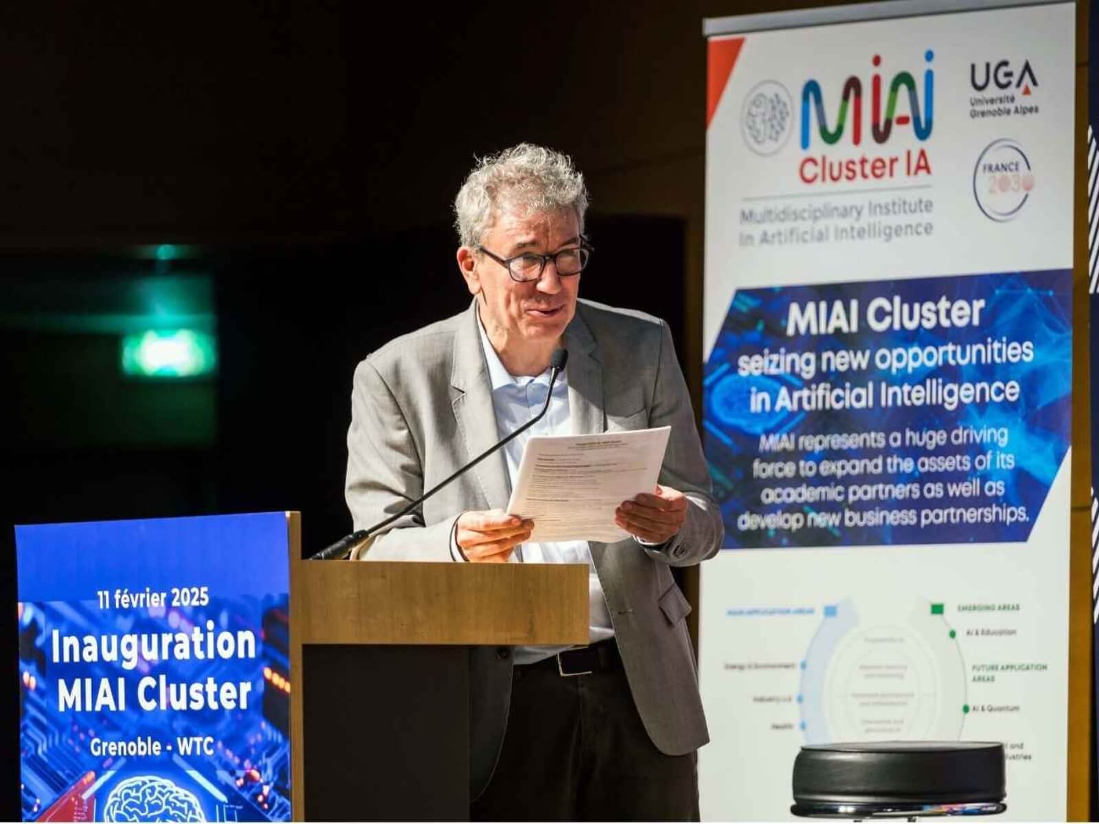 Inauguration du MIAI Cluster, l’Institut interdisciplinaire d’intelligence artificielle porté par l’Université Grenoble Alpes